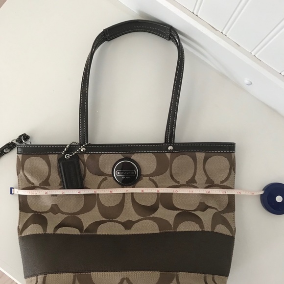 Coach Canvas Signature Tote Bag - Picture 4 of 7